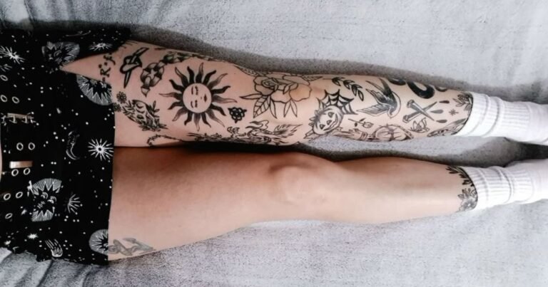 leg tattoos women