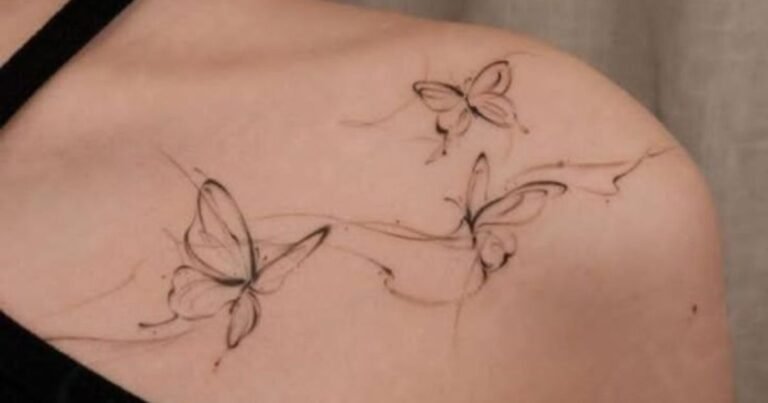 butterfly tat